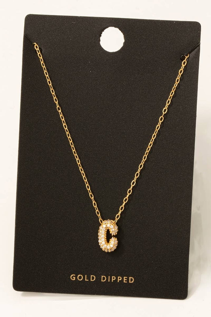 Gold Letter Necklace