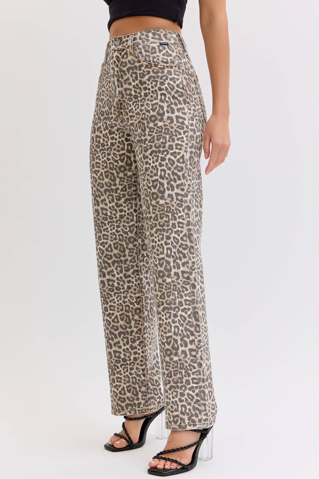 Meghan Leopard Jeans