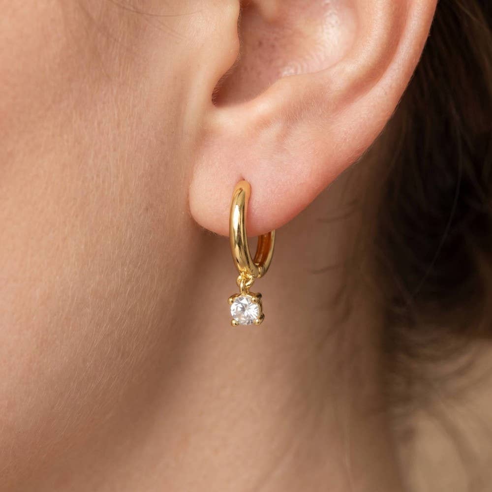 Charm Hoop Earrings