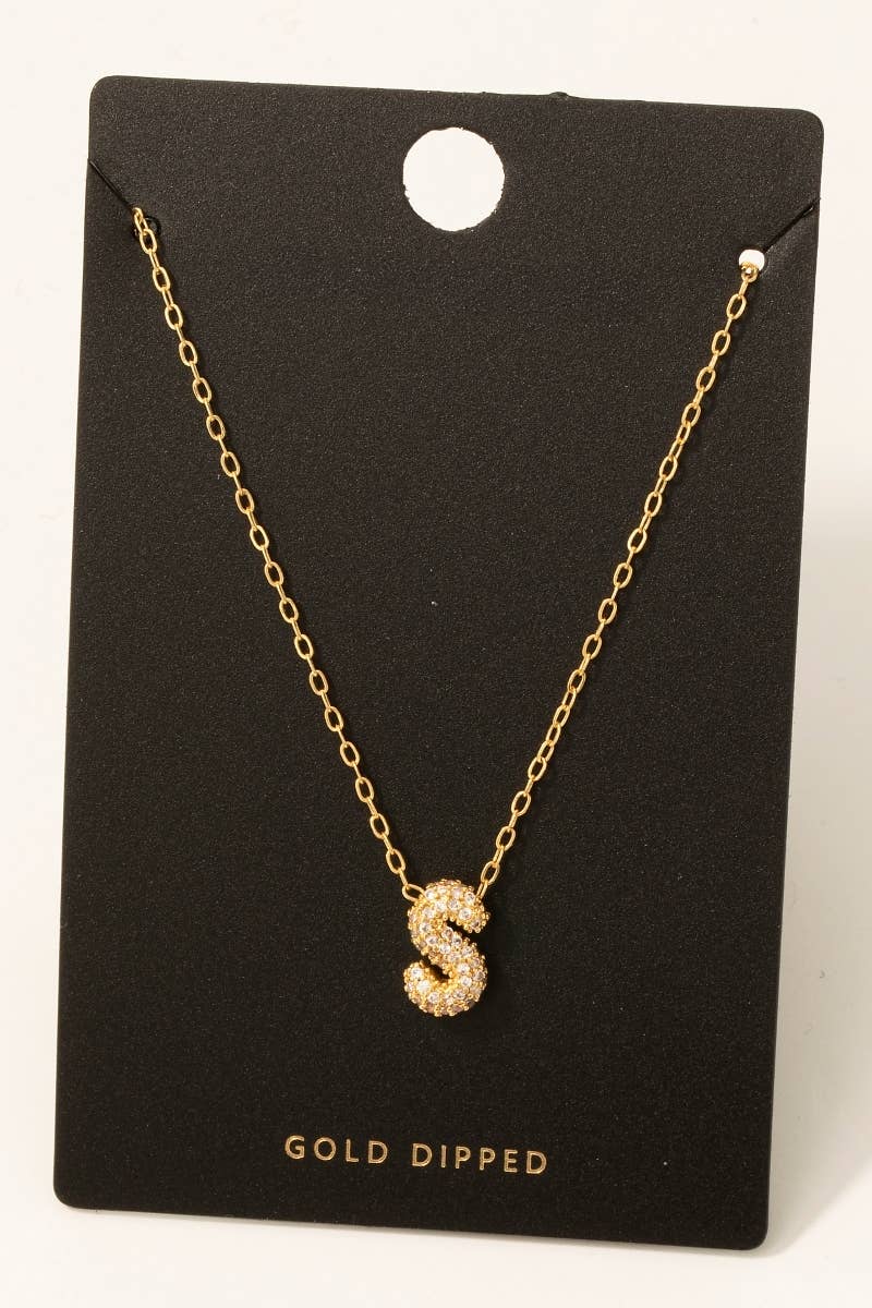 Gold Letter Necklace