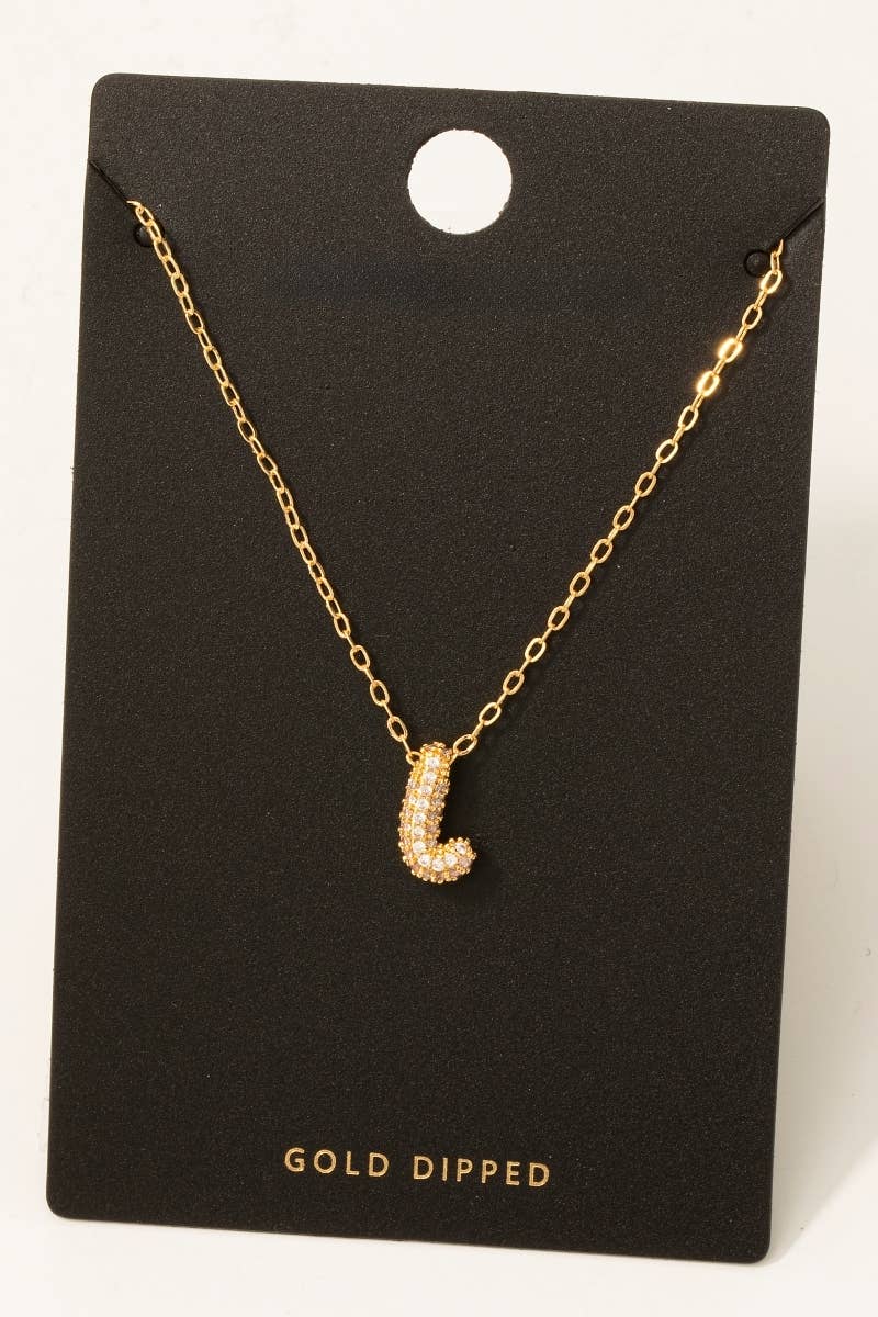 Gold Letter Necklace