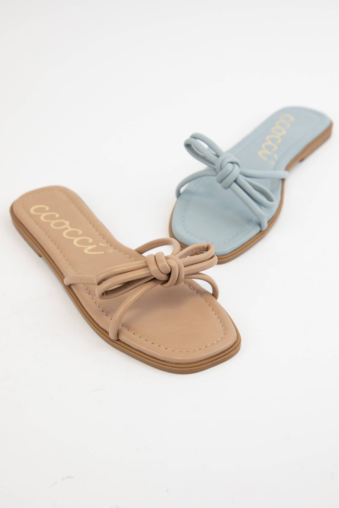 CIARA BOW KNOTTED SLIP ON SANDAL