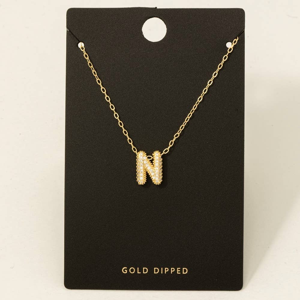 Gold Letter Necklace