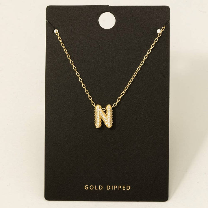 Gold Letter Necklace