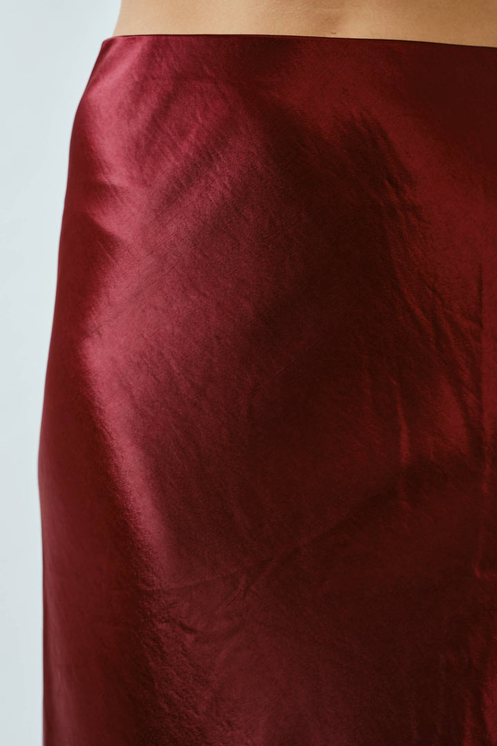 Camille Satin Skirt