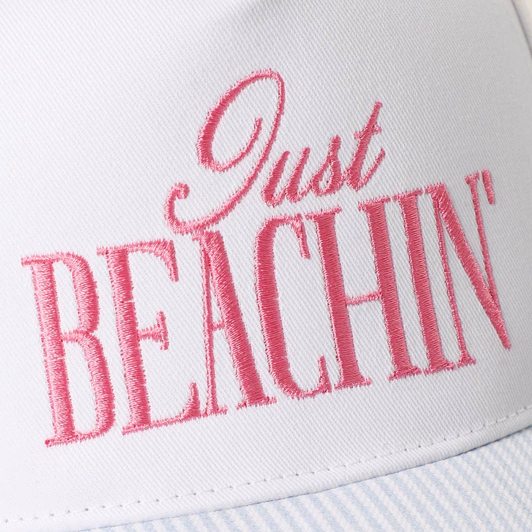 Just Beachin' Trucker Hat