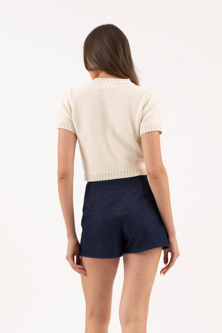 Abby Cropped Sweater