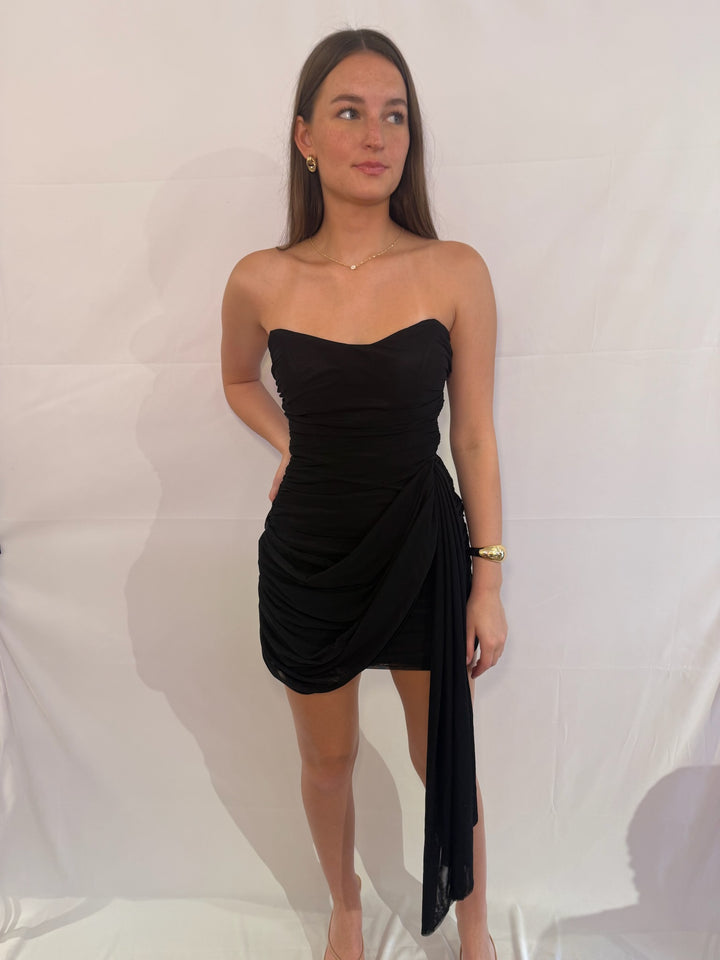 Kingsley Drape Mini Dress