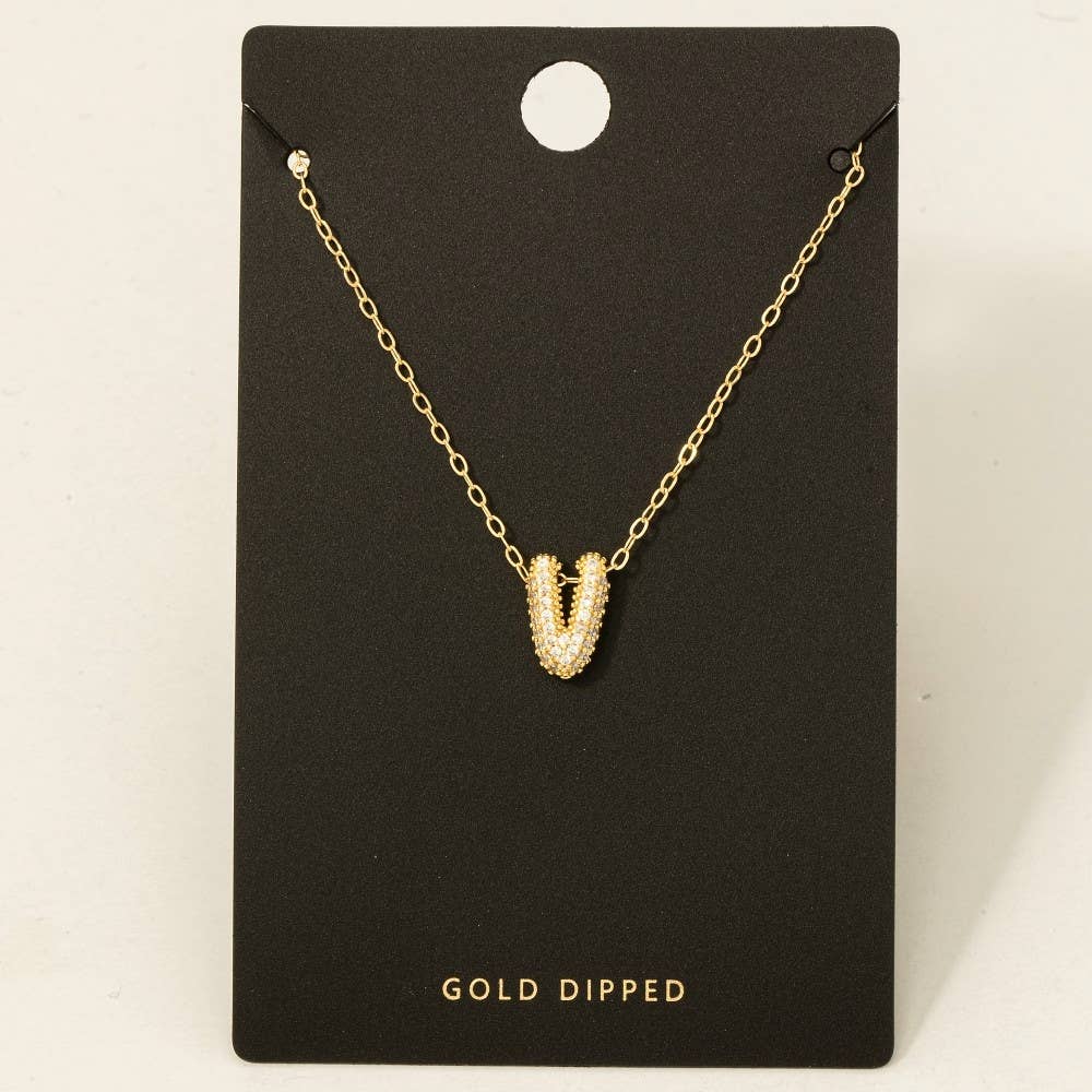 Gold Letter Necklace