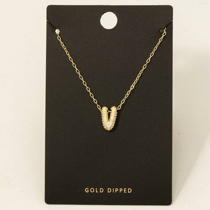 Gold Letter Necklace