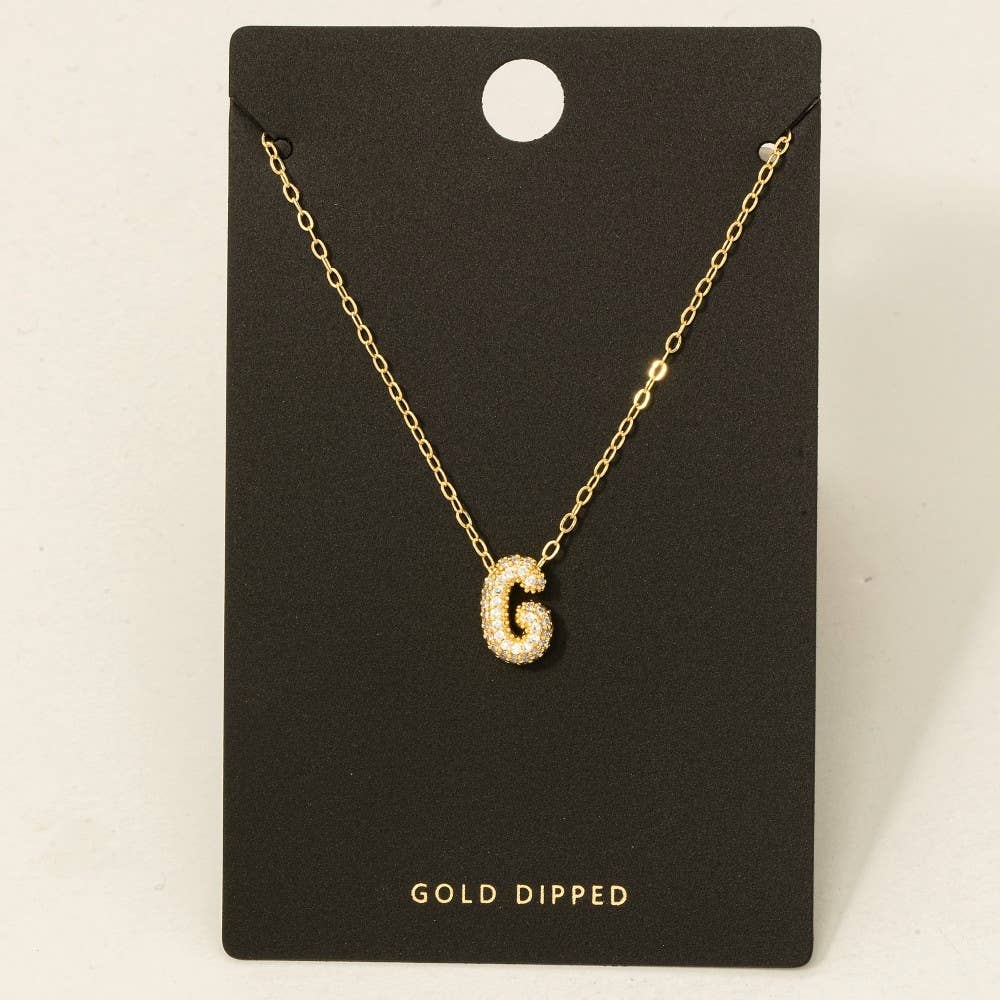 Gold Letter Necklace