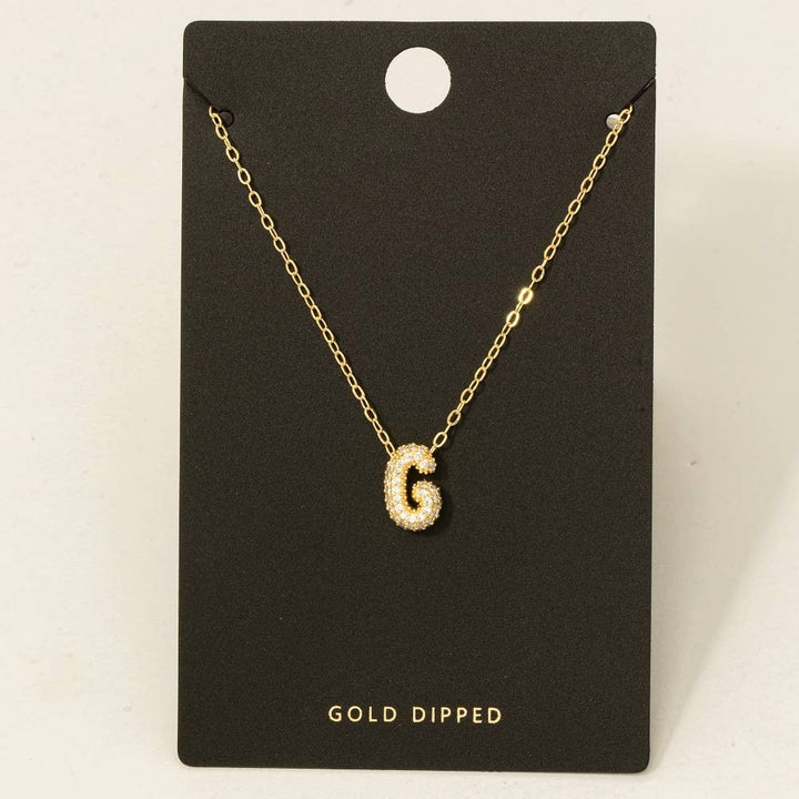 Gold Letter Necklace