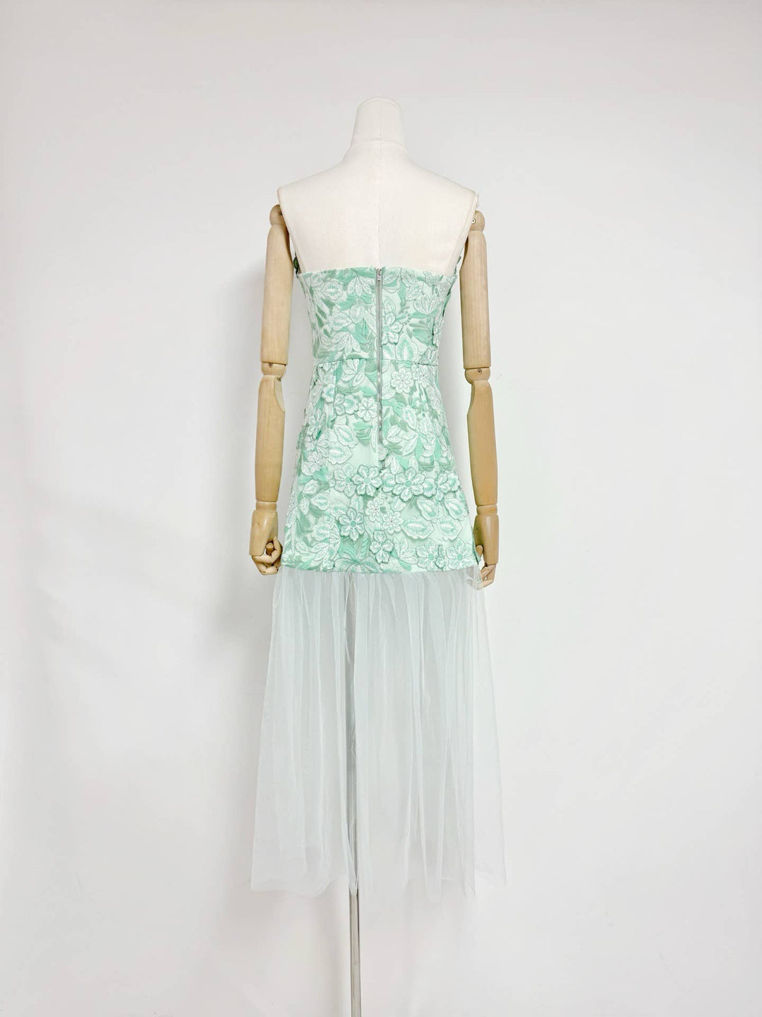 Alice Strapless Mesh Gown
