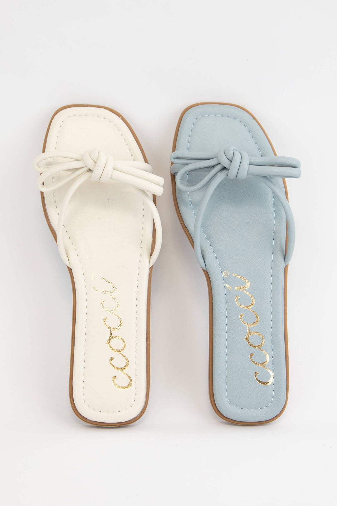 CIARA BOW KNOTTED SLIP ON SANDAL