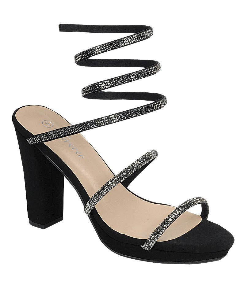 Forever SCOBLE-32 Women's Glamorous Strappy Heeled Sandals