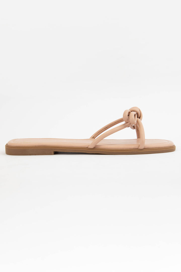 CIARA BOW KNOTTED SLIP ON SANDAL