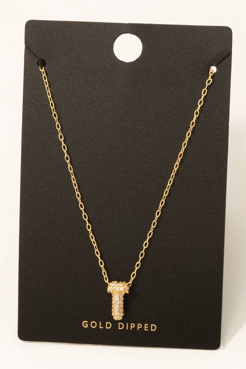 Gold Letter Necklace