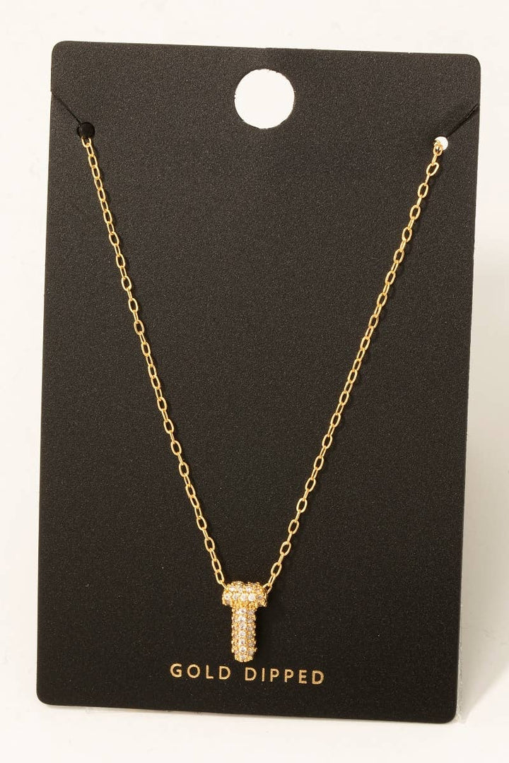 Gold Letter Necklace