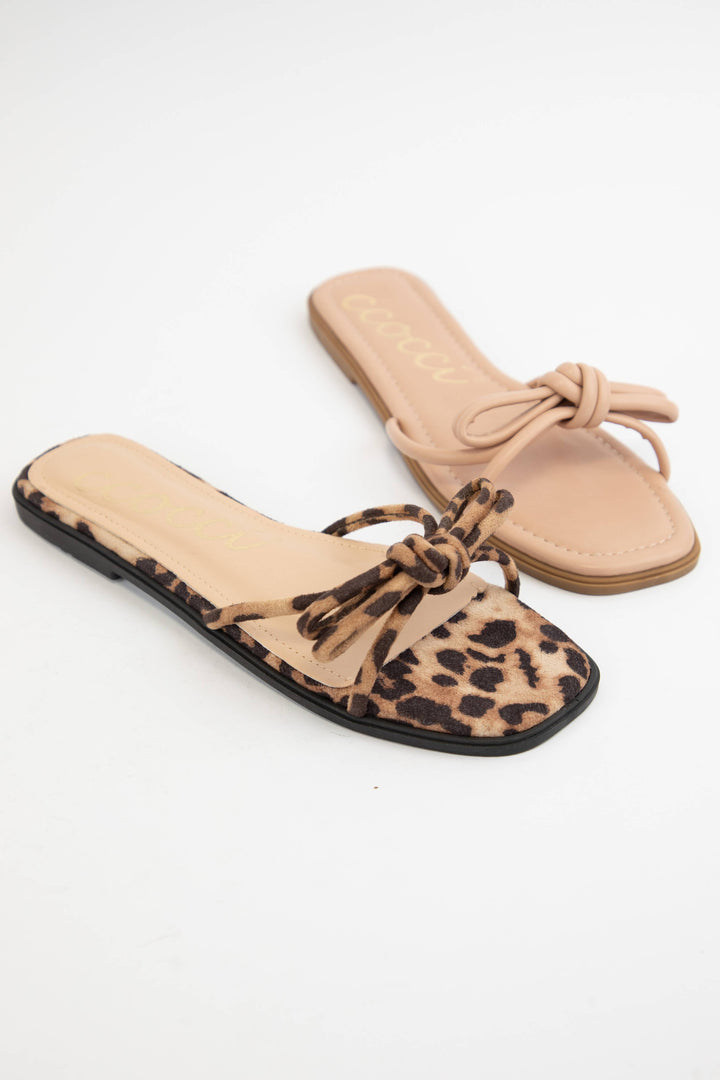 CIARA BOW KNOTTED SLIP ON SANDAL