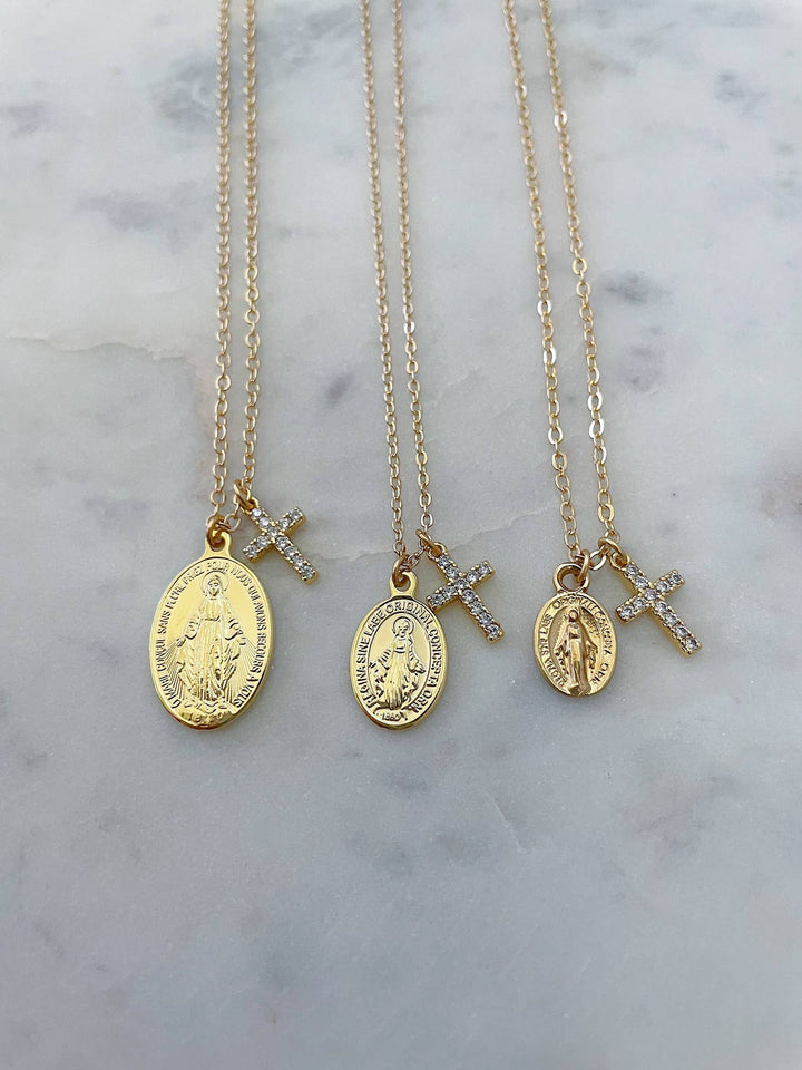 Virgin Mary Necklace