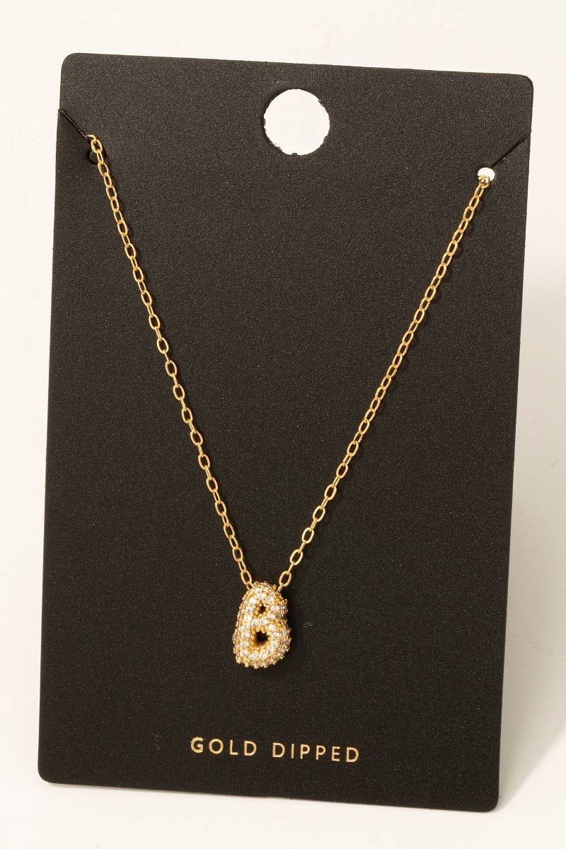 Gold Letter Necklace