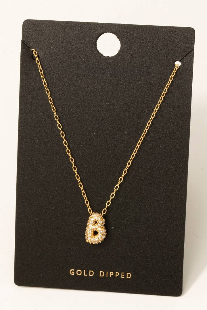 Gold Letter Necklace