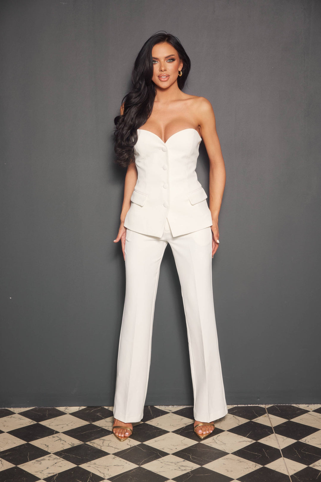 Joanne Tailored Corset and Pant Set