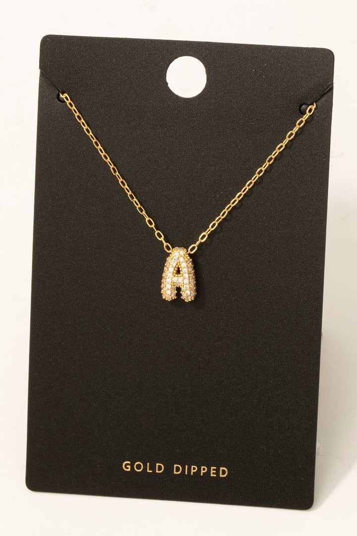 Gold Letter Necklace