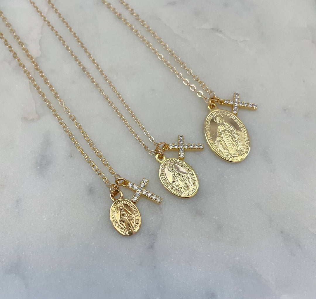 Virgin Mary Necklace
