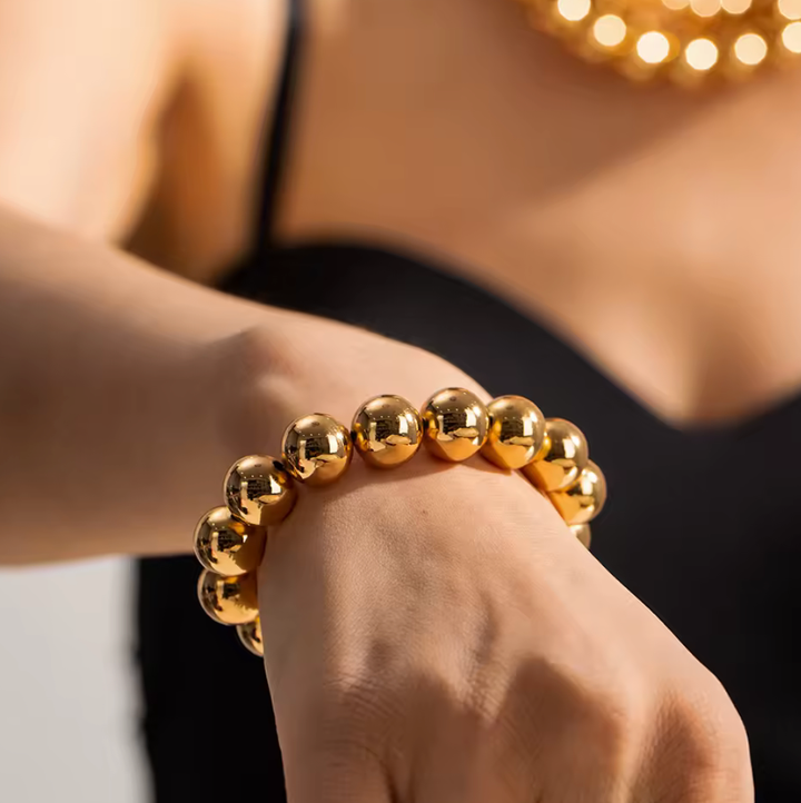 Gold bead stack