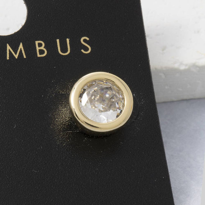 Round Stud Earrings
