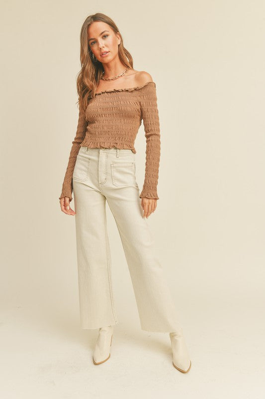 Zoe Straight Wide Leg Pants